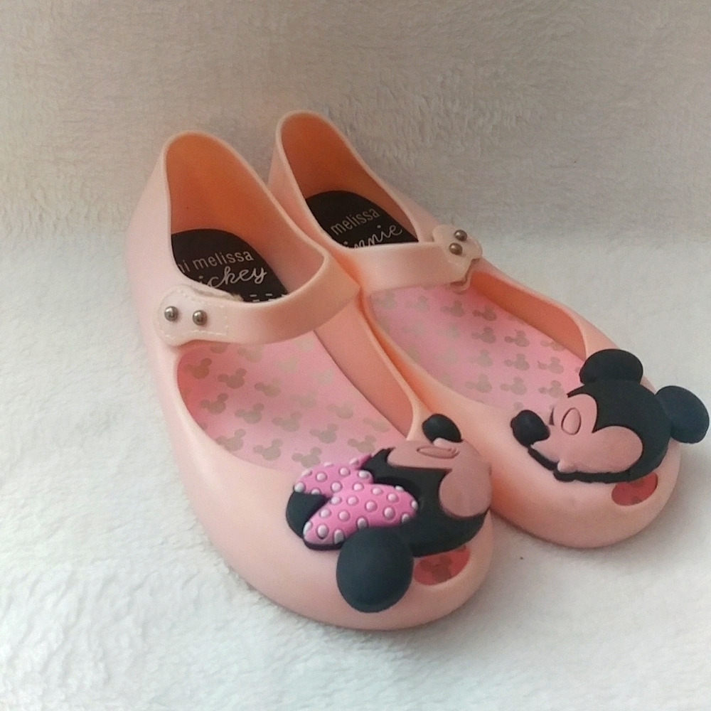 Mini Melissa Mickey & Minnie Mouse shoes